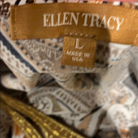 Sale 🌷 NWOT Ellen Tracy Brown Top - Picture 3 of 4